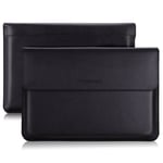Moko Surface Laptop / Surface Book 13.5” Leather Sleeve bag - Svart