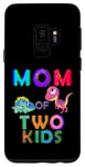 Coque pour Galaxy S9 Dino Mamasaurus Mamasaurus Maman de deux enfants Mère Femme