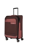 TRAVELITE VIIA 4w Trolley M, exp., rosé, Unisex Adults’ Luggage- Suitcase, ROSÉ, Talla única - 92848