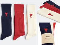 Ami Paris 3-ER Pack of Socks Three Pack Gift Set Ami De Coeur Socks Heart