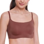 Sloggi BH ZERO Feel 2 0 Ultra Bra Mörkbrun XL+ Dam