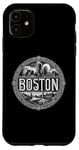 iPhone 11 Boston Massachusetts US Skyline Souvenir Landmark Tourist Case