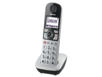 Panasonic KX-TGQ500GS, IP-telefon, Silver, Trådlös telefonlur, 4 linjer, 150 poster, LCD