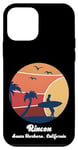 Coque pour iPhone 12 mini Rincon Santa Barbara California Surf Vintage Surfer Beach