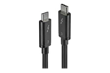 Lindy - Thunderbolt kabel - 24 pin USB-C til 24 pin USB-C - 80 cm
