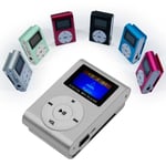 OCIODUAL MP3-spelare - Mini USB Grå - Stöder SD-kort upp till 32GB med LCD-skärm