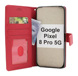 New Standcase Wallet Google Pixel 8 Pro 5G (Röd)