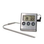 Royal Grill / Ugn stektermometer -50 - +250 grader LED Digital display & Timer funktion Rostfritt stål