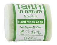 Faith in Nature Aloe Vera Pure Vegetable Soap 100g (Pack of 6)