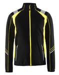 Blåkläder mikrofleece jakke 49931010, svart/gul, størrelse S