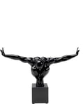 Kare Design deco figure athlete, black, sculpture, home decor, handmade, 52x75x23cm