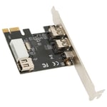 2.5Gbps High Speed PCIE 1X To 1394A Firewire Card IEEE 1394 PCI Express