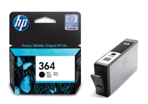 HP 364 Black Ink Cartridge CB316EE Original & Genuine No Box D7560 CN245B CB316