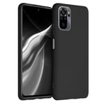 kwmobile TPU Case Compatible with Xiaomi Redmi Note 10 / Note 10S - Case Soft Slim Smooth Flexible Protective Phone Cover - Black Matte