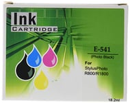 2X T0541 PHOTO BLACK COMPATIBLE INK CARTRIDGE FOR EPSON STYLUS PHOTO R800 & R1800. 18.2ml EACH. REPLACE EPSON FROG INKS