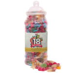 Mr Beez Sweets | 18th Birthday Gift | Fizzy Mix | Choice of Classic Retro Sweets Available | 24x9cm | 750 Grams