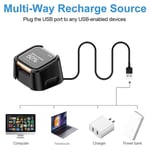 1x Black 1m USB Charging Cable Power Charger Cord For Fitbit Versa 2 Smart Watch