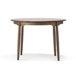 Stolab Carl matbord ek  oak o115 cm, fast skiva (ej delbart)