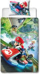 Super Mario Nintendo Kart Single Duvet Cover | Officially Licensed Reversible