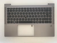 HP ZBook Firefly 14 G7 M14636-081 Danish Danca Keyboard Denmark Palmrest DSC NEW