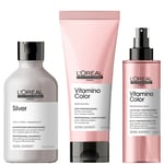 L'Oréal Professionnel Silver and Vitamino for Natural White/Grey Hair Bundle