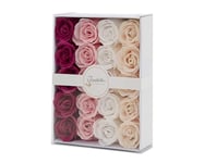 Isabelle Laurier - Coffret cadeau luxe 20 roses de bain - Bombe de bain, Confettis pétales de Rose parfumés - Cadeau Femme