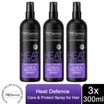 TRESemme Heat Defence Up to 230*C* Protection Hair Spray, 3 Pack, 300ml