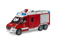 BRUDER MB Sprinter Fire engine, Brandbil, 4 År, Akrylnitrilbutadienstyren (ABS), Röd, Vit