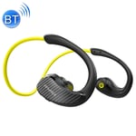 Waterproof Sports Bluetooth CSR4.1 Earphone Wireless Stereo Headset With NFC Function, For iPhone, Samsung, Hu, Xiaomi, HTC and Other Smartphones (Black) Ou Rui Ka Ke Ji (Color : Yellow)