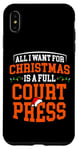 Coque pour iPhone XS Max Costume de Noël Amour Joueur de Basket-Ball Jeu de