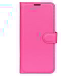 Samsung Galaxy M34 (5G) / F34 (5G) Litchi Konstläder Fodral m. Plånbok - Rosa