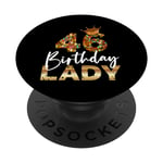 46th birthday lady gift for her forty-sixth bday woman PopSockets Swappable PopGrip
