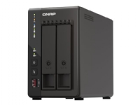 QNAP TS-253E - NAS-server - 2 fack - 12 TB - SATA 6Gb/s - HDD 6 TB x 2 - RAID RAID 0, 1, JBOD - RAM 8 GB - 2.5 Gigabit Ethernet - iSCSI support