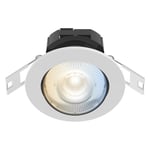 Smart Hem LED Downlight Ställbar färgtemp CCT Vit