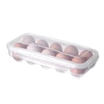 PAEFIU Reusable Egg Storage Box for The Fridge or Kitchen Worktop, Stackable Plastic Eggs Containers with Lid Sealed Dustproof for Outdoor, Home, Picnic Etc (Can Hold 10 Pieces)