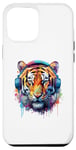 iPhone 12 Pro Max Tiger DJ Headphones Case