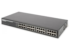 Gigabit Ethernet PoE+ Injector Hub, 802.3at, 10G 16-port, Power Pins:3/6(+), 1/2(-), 250W