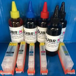 5*100ml LUBRINK INK REFILLABLE CARTRIDGES CANON PIXMA MG 5400 5450 5550 NON OEM