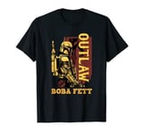 Star Wars The Book of Boba Fett Galactic Outlaw Poster T-Shirt