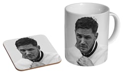 Tom Hardy Smart Ceramic Coffee MUG + Coaster Gift Set …