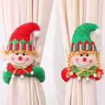 1pc Christmas Curtain Buckle Holder Clip Decoration For Home Liv Female