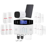 Kit alarme maison sans fil gsm et caméra autonome Lifebox evolution kit connecté 19