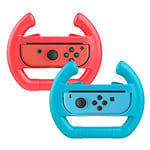 Numskull Steering Wheels and Comfort Controller Grips for Nintendo Switch Joy-Con, 2 poignées de volant