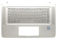 Hp 841266-Bg1, Underhölje + Tangentbord, Schweizisk, Tangentbord Med Bakgrundsbelysning, Hp, Spectre X360 15-Ap