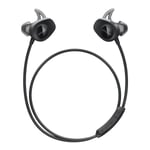 Bose SoundSport Sweat & Weather-Resistant Wireless In-Ear Headphones With Bluetooth/NFC, 3-Button In-Line Remote and Carry Case Black
