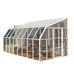 Canopia by Palram véranda Tonnelle de Jardin fermée en kit Sunroom 13.1m² . Structure en Aluminium Panneaux Polycarbonate, résistant aux intempéries