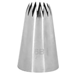 A French fine-Cut Star 6B high-Quality Baked Pastry Cream Icing Piping Nozzle Head Cake Decorating Tools