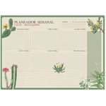 Buck - a3 botanical cacti portugues kokonote weekly planner pad