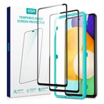 ESR Tempered-Glass Screen Protector Compatible with Samsung Galaxy A52/A52S 5G/4G, Scratch Resistant, Full Screen Coverage, Easy Installation, 2 Pack