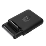 (Black)USB Charging Electric Travel Men Foil Beard Trimmer LVE